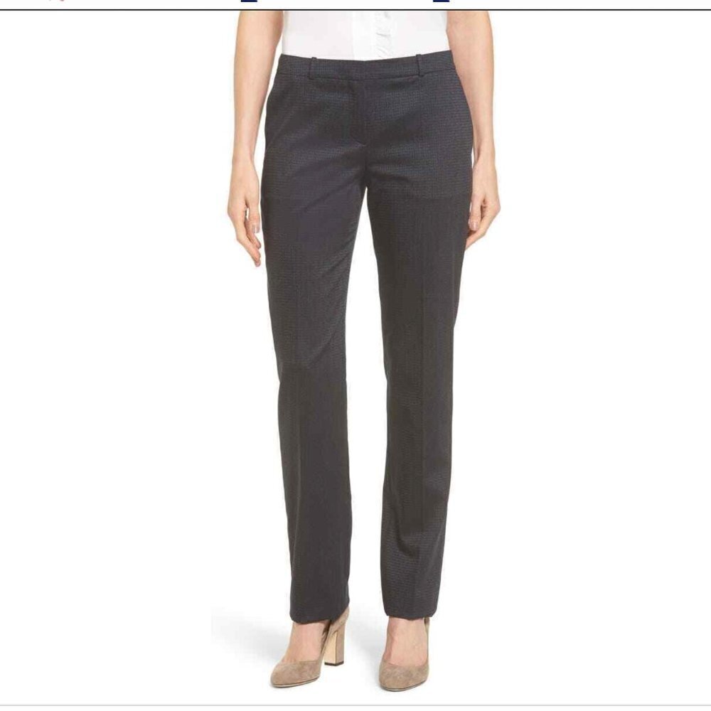 Hugo Boss  Tamea Trouser Pant Virgin Wool/Silk Blend Size 12 NWT